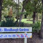 The entrance of the Woodhaugh Gardens off George St.PHOTO PETER MCINTOSH