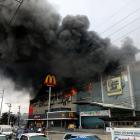 As many as 40 people are feared dead after a fire ripped through a shopping mall in the...