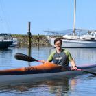 Dunedin multisport athlete Alex Cheung, about to go kayaking on  Otago Harbour last month. Photo:...