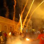 An image of the 2015 Christmas fireworks festival that has left at least 39 people injured this...