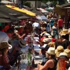 About 600 diners lined the length of Arrowtown’s main street during the town’s annual Long Lunch...