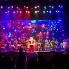 Santa Claus performs with the cast of the 2017 Shotover Jet Christmas Show, 12 Bells of Christmas...