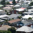 Houses in the suburb of South Dunedin. Photo: Peter McIntosh