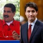 Venezuelan President Nicolas Maduro and Canadian Prime Minister Justin Trudeau. Photos: Reuters