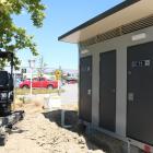 A new toilet block is being  installed on Murray Tce in central Cromwell. Photo: Tom Kitchin