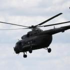 A Russian-made MI-17 helicopter of the Colombian army is seen flying in Meta. Photo: Reuters