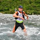 James Munro races through water in Interception Valley on Day 1 of the two-day Coast to Coast on...