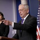 US Defence Secretary Jim Mattis told reporters he is still unsure who directed the recent...