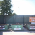 Recycling bins at the Waitaki Resource Recovery Park. Photo: Rebecca Ryan