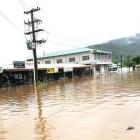 Flooding in Apia, Samoa caused by Cyclone Gita. Photo: Twitter