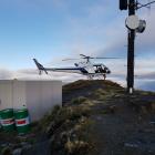 The Roys Peak communications facility is having to rely on diesel flown up the mountain by...
