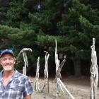 Tuki Festival event manager  Toby Garland stands in front of the forest where festival-goers will...
