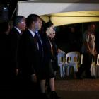 Prime Minister Jacinda Ardern arrives for the dawn service at Waitangi. Photo: NZ Herald