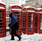 The snow is still piling up in Britain and other parts of Europe. Photo: Reuters