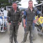 Alexandra father and son racing duo Shaun  (left) and Brayden Couper at the Central Motor...