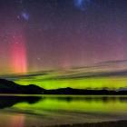 An aurora as seen from Papanui Inlet.Photo: Ian Griffin.