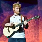 Ed Sheeran performing in Dunedin. Photo: ODT