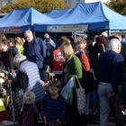 The Otago Farmers market is celebrating it's 15th birthday this year. Photo: Linda Robertson