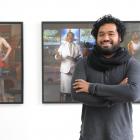 Pati Solomona Tyrell presents his Fringe exhibition Fagogo at the Blue Oyster art space earlier...