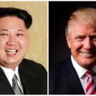 North Korean President Kim Jong-Un (left) and US President Donald Trump. Photo: Reuters