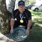 Stuart Ide will demonstrate speed gold-panning at the Wanaka A&amp;P Show. Photo: Kerrie Waterworth