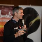 TV and radio presenter Jesse Mulligan hosts the opening of Wild Dunedin last night. Photo: Linda...