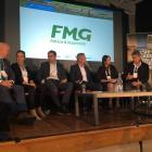 Panellists prepare for the ‘‘Irrigation in 2025 — Developing a vision for the irrigation sector’’...