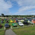 Cars on display at Tahuna Park during the annual Great USA Day.PHOTO: ODT FILES