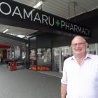 Oamaru Pharmacy co-owner Jim Hopley will retire next week after 40 years in the industry. Photo:...