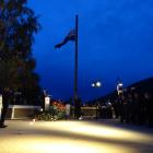 Gen Numaguchi, of Queenstown, performed the Last Post. Photo: Tracey Roxburgh 