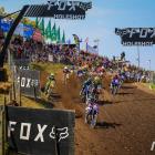 Courtney Duncan on her way to maximum points in the latest round of the women's world motocross...