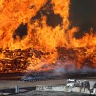 Valley Lumberyard in Burnside was engulfed by fire in January. 