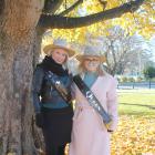 Tamworth Country Music Princess Chey Conlon (left) and Tamworth Queen of Country Music Alexandra...