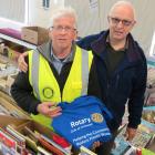 Sale co-convener Denis McEntyre, left, pictured with co-convener Lindsay Wilkie. PHOTO: YVONNE O...