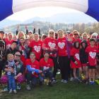 Some of the runners who signed up for the Mother's Day Fun Run/Walk on Sunday. The run raised...