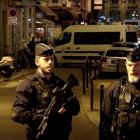Police guard the scene of a knife attack in Paris. Photo: Reuters