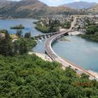 Both lanes of the new, $22million, Kawarau Falls Bridge are expected to open to traffic about 2...