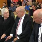 Roxburgh children's village board member and kaumatua Francie Diver speaks with Central Otago...