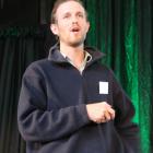 North Canterbury Veterinary Clinics vet Ben Allott talks to farmers and industry representatives...