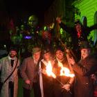 Revellers enjoy last year's Fire and Steam in Harbour St. The event was dropped by Tourism...