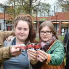 University of Otago students (from left) William Dreyer, Sinead Gill, Katie Plant, and Finn...