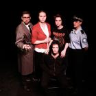 Hostage cast members (from left) Vinny Batt, Helen Fearnley, Emer Lyons, Sofie Welvaert and Alex...