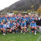 Members of the Wakatipu premier rugby team following their successful White Horse Cup defence...