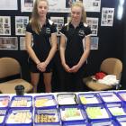 Equine Sweets NZ owner Hannah Nicol (right) and friend Philippa Stratford (14), both of...