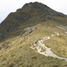 Walkers approach the summit of Ben Lomond. PHOTO: ODT FILES