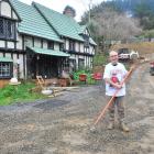 Gordon Sasse says having to reconstruct his garden has been a learning experience and has kept...