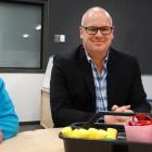 Shotover Primary School pupil Keira Jamieson (12), principal Ben Witheford, and pupil Annika...
