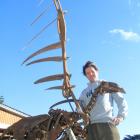 North Otago artist Matt King is putting the finishing touches to his life-size 3m found-metal...