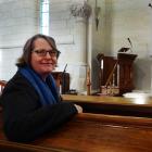 St Luke's Church vicar the Rev Andrea McDougall at the church, where discussions have been held...