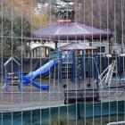 Work has started on upgrading a playground by The Bathhouse Restaurant, on the shore of Lake...